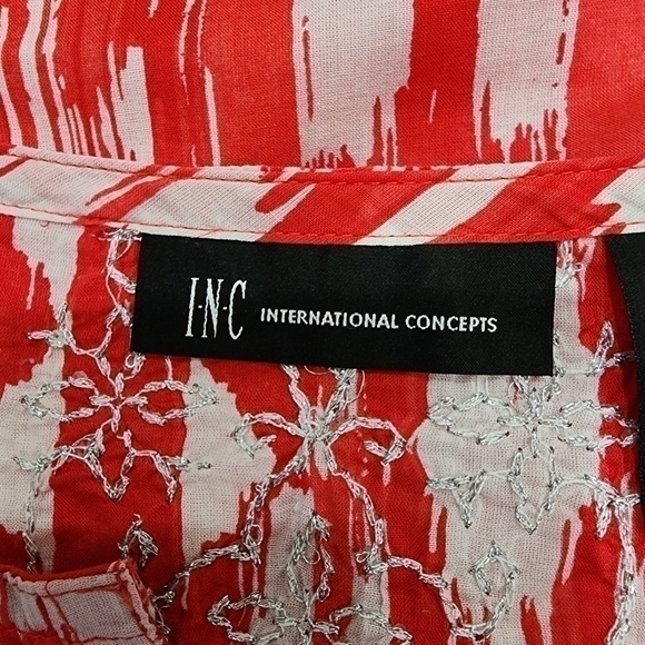 Inc International Concepts Patter Tunic Size 2 - Picture 7 of 11
